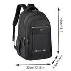 Neutral style backpack for men and women,suitable for travel and business students.Double-shoulder bag made of nylon material