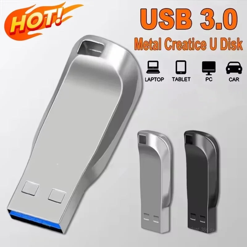 Flash Drive USB 3.0 Mini High Speed Metal Pendrive Stick Portable Drive Waterproof Memoria Storage 8GB U Disk Memory Stick