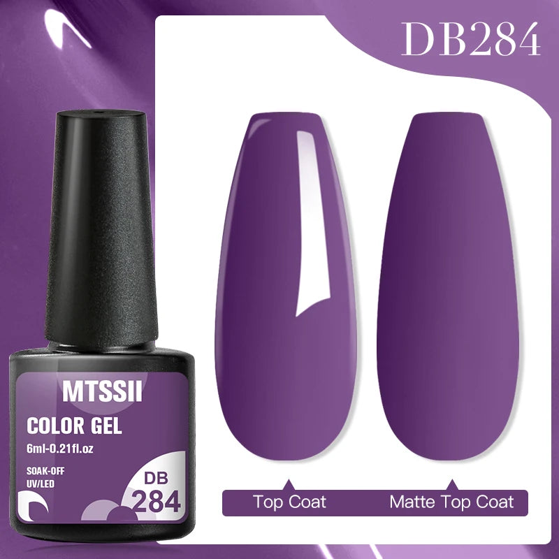 Mtssii 7ML Colorful Reflective Gel Nail Polish Glitter Sparkling Flash Glitter Gel Polish Semi Permanent Varnish Soak Off Nails