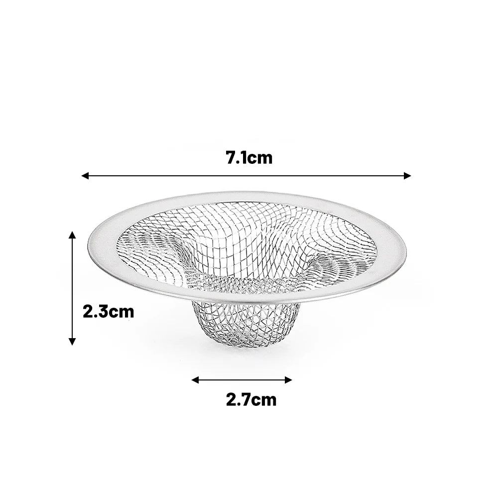 Stainless Steel Kitchen Sink Filter Mesh Sink Sewer Strainers Bathroom Floor Drains Catcher Waste Drain Hole Filter Trap Screen