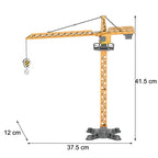 Engineering Diecast Tower Crane Forklift Bulldozer Excavator Vehicle Model Toys for Boys Alloy+Plastic Tractor Inertial Driving