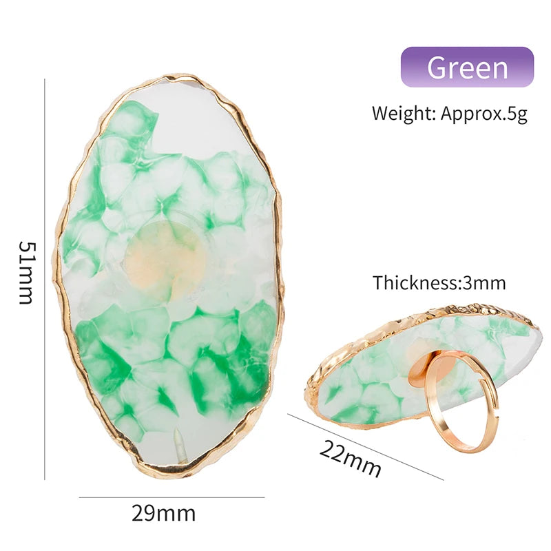 Mini Resin Fingerring Design Plate For UV Gel Polish Blending Heart Shape False Nails Display Stand False Eyelash Glue Tray Tool