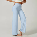 Women High Waist Wide Leg Yoga Pants Loose Flare Leggings Tummy Control Straight Workout Trousers Casual Lounge Pants Fitness