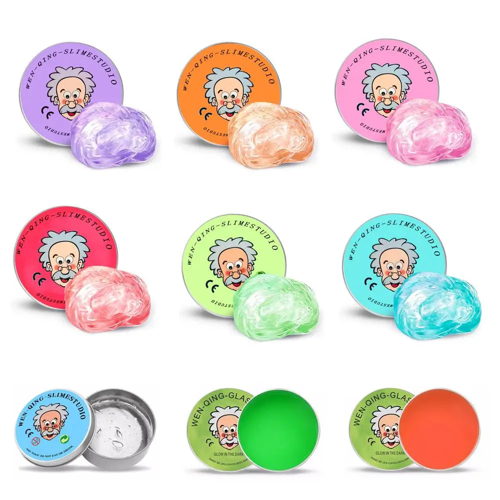 7E-Non-newtonian Liquid Decompression Toy Transparent Liquid Glass DIY Handmade Fun Stress Relieving Non Stick Children Gifts