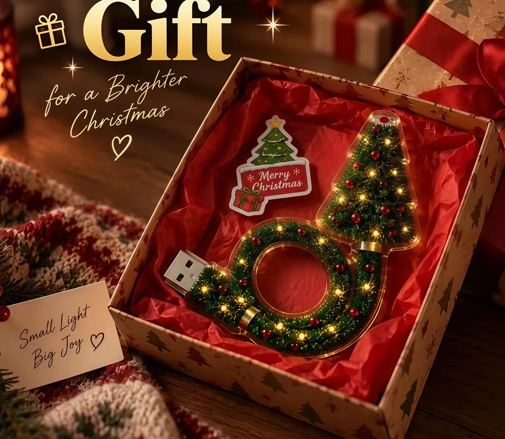 New Christmas Light Projector Easy To Connect USB Powered Christmas Night Light Includes 6 or More Festival Modes