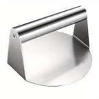 Stainless Steel Smash Burger Press Hamburger Patties Meat Masher Circular Meat Press Mold for Deli Meats Kitchen Accessories