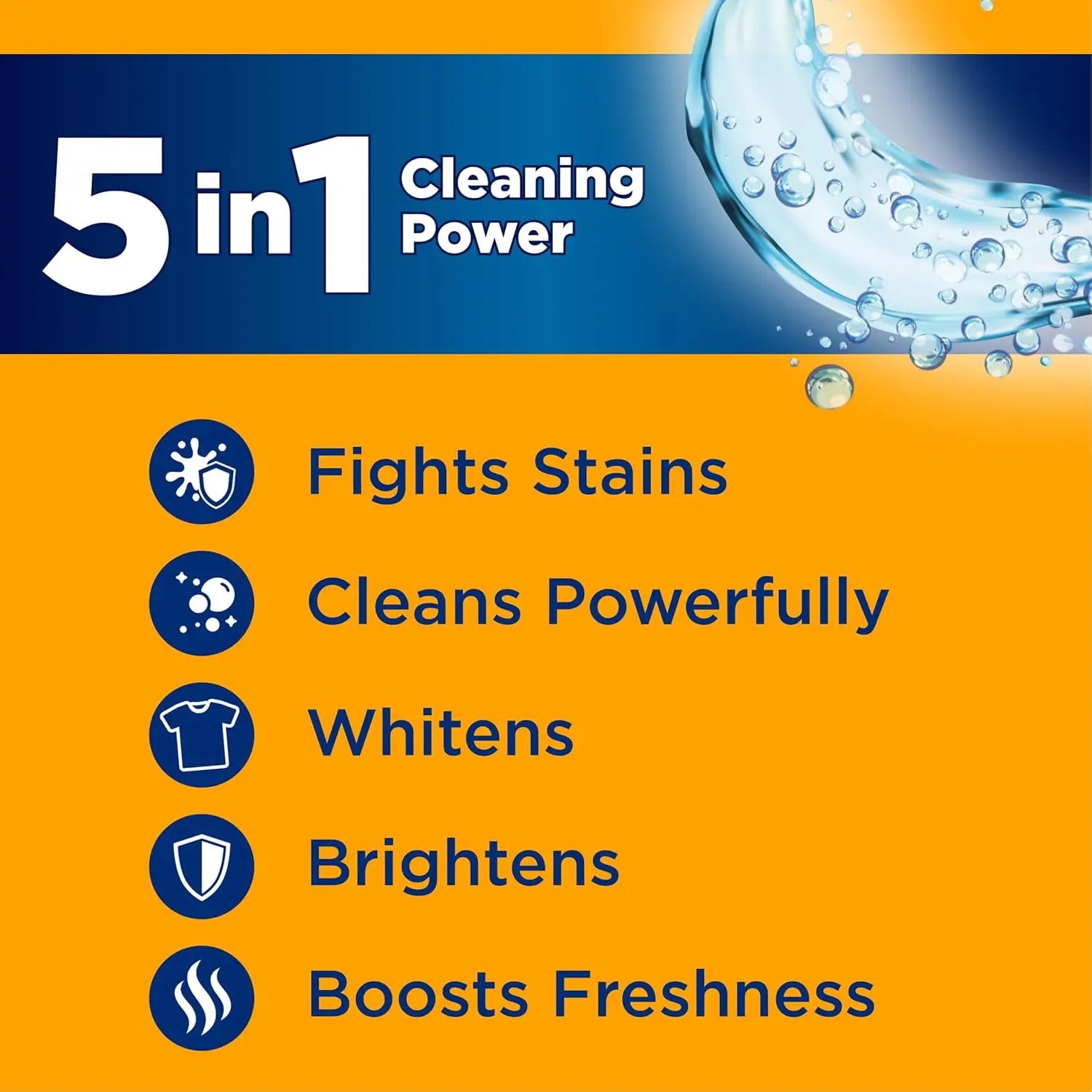 ARM & HAMMER Plus OxiClean Ultra Stain Fighters Liquid Laundry Detergent, Stain Remover for Clothes, Fresh Scent, 74 Loads, 96.2