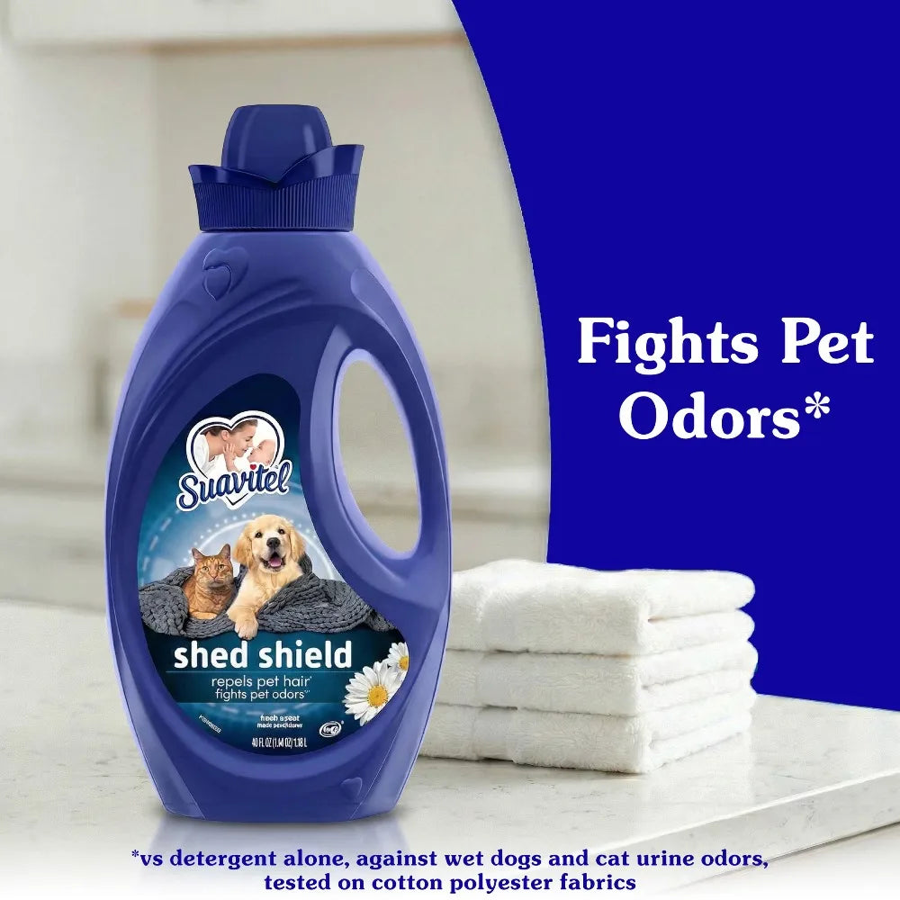 Concentrated refill liquid fabric softener with clean fresh aroma | Gentle daily laundry care that softens fabrics and maintains lasting pleasant scent on garments