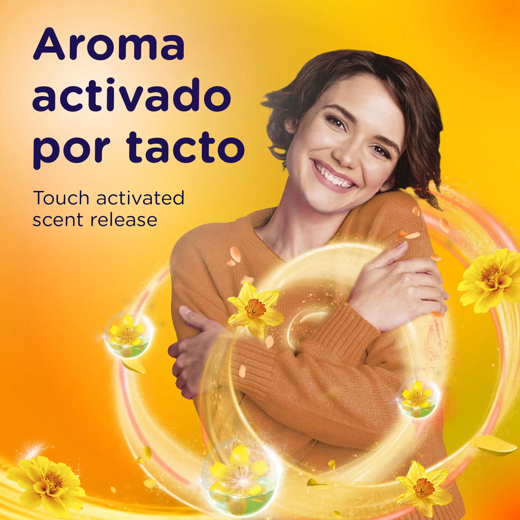 Intense fabric conditioner deeply softens all fabrics while locking in clean, pure fragrance. It effectively fades tough lingering odors, reduces static and smooths rough textiles