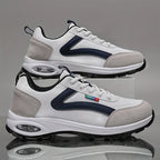 Men's Trendy Sports Shoes Lightweight Breathable Modern Non Slip Shoes Suede Detailing Outdoor Stylish Daily Wear Men Sneakers