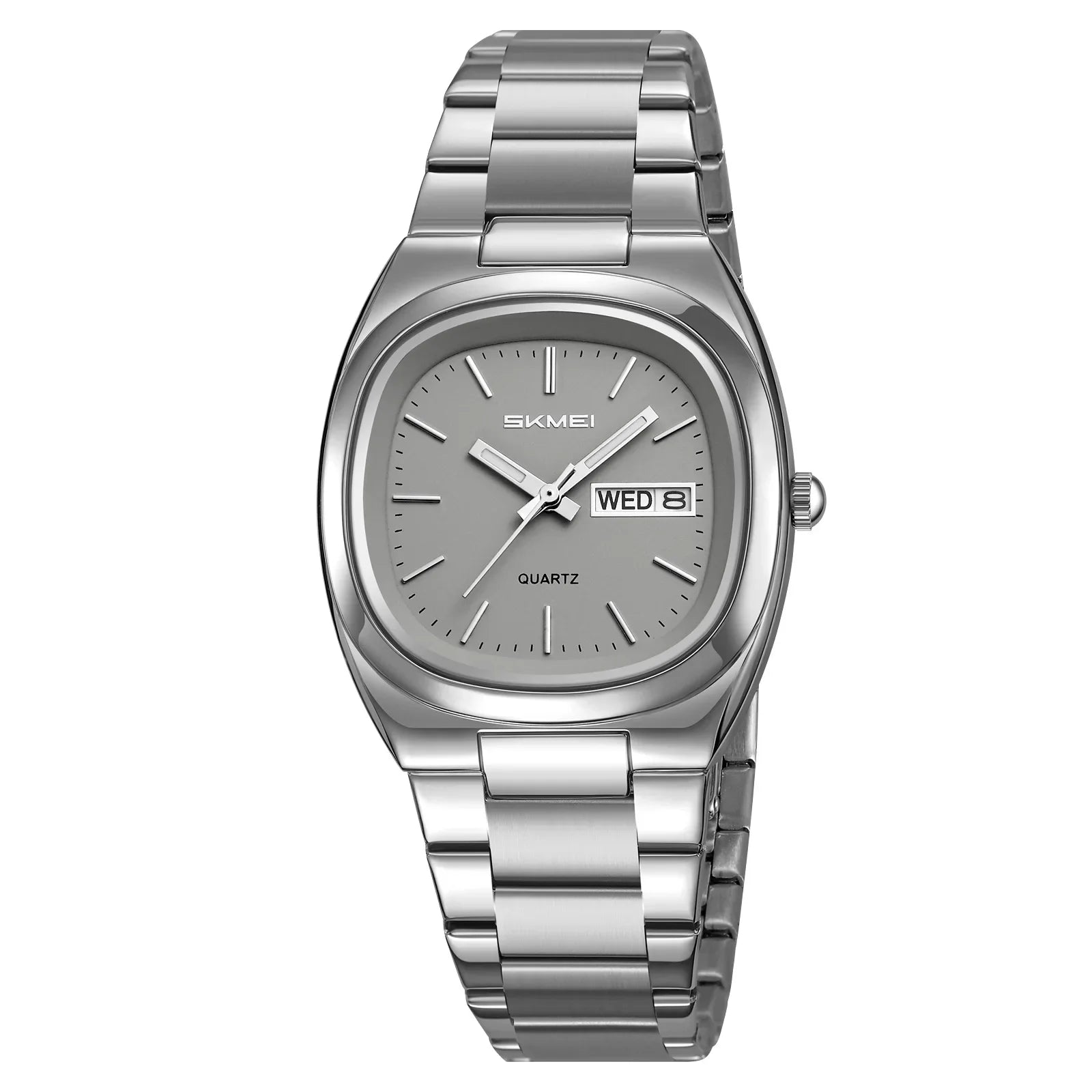 SKMEI 2420 Business Steel Clock Fashion Quartz Date Time Women Luxury Watches Casual Female Wristwatch Dress For Women Ladies