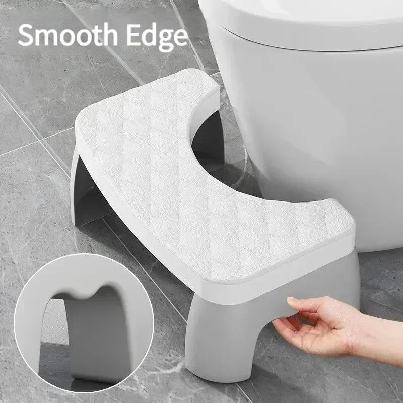 Waterproof Toilet Squat Stool Portable Bathroom Foot Stool for Adults Kids Pregnant Women Elderly Squatty Potty Aid