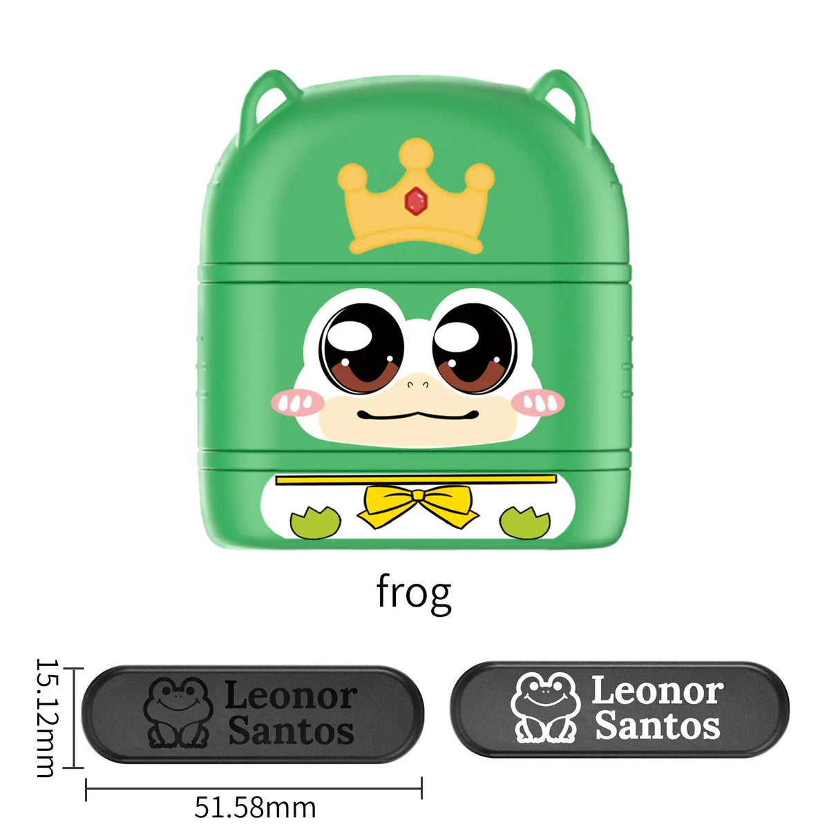 Children's Name Seal Custom Double -layer black and white ink Student's Stamp Kindergarten Clothes Waterproof Name StickerStamp