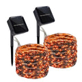2 Pack 120LED Halloween Solar Powered Black Copper Wire Lamp Lights With 8 Lighting Modes Outdoor Waterproof Horror Atmosphere