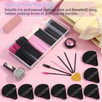 309-Piece Professional Disposable Makeup Kit - Triangular Puffs, Mascara Wands,Cosmetic Applicators - Hygienic Beauty Tools Set