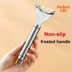 Manual Corncob Shaver Stainless Steel Corn Stripper Fruit Cutter Strippers Melon Fruit Pelling Corn Cutter Kitchen Accessories