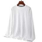 Men Long Sleeve t-Shirt Tops Fashion Waffle t Shirt o Neck Slim Fit t-Shirts Comfortable Tee Soild Casual Tshirt Man Clothing