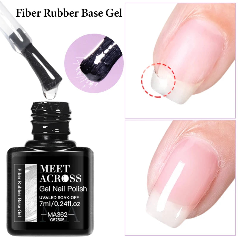 7ml Nude Rubber Base Gel, 68 Colors, DIY Nail Art Supplies Gel for Nails Design, UV LED Soak Off, Easy to Apply, Long Lasting
