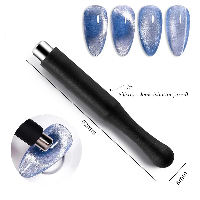 LILYCUTE 7ml Fruit Grape Purple Cat Magnetic Gel Nail Polish Vernis Semi Permanent Soak Off Colorful Gel Polish Nails Supplies