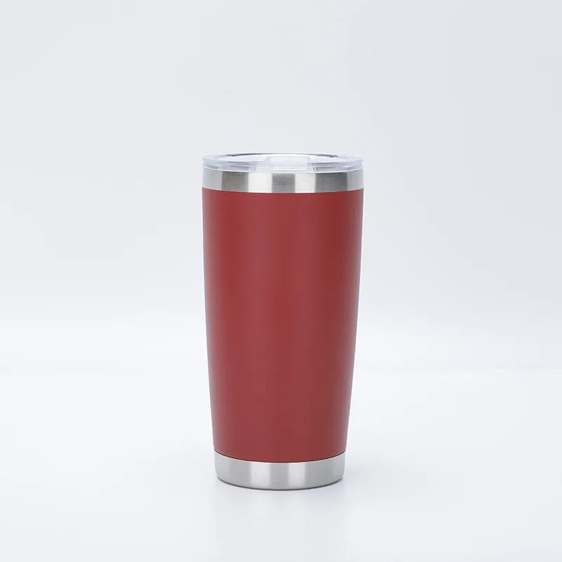 1PC Stainless Steel Tumbler Bulk with Lid Vacuum Double Wall Insulated Travel Coffee Mug Powder Coated Tumbler Cup for Drinks