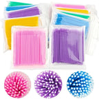 500/1000PCS  Eyelash Brushes Cotton Swab Micro Individual Eyelashes Microbrush Removing Cleaning Lash Extensions Accessori