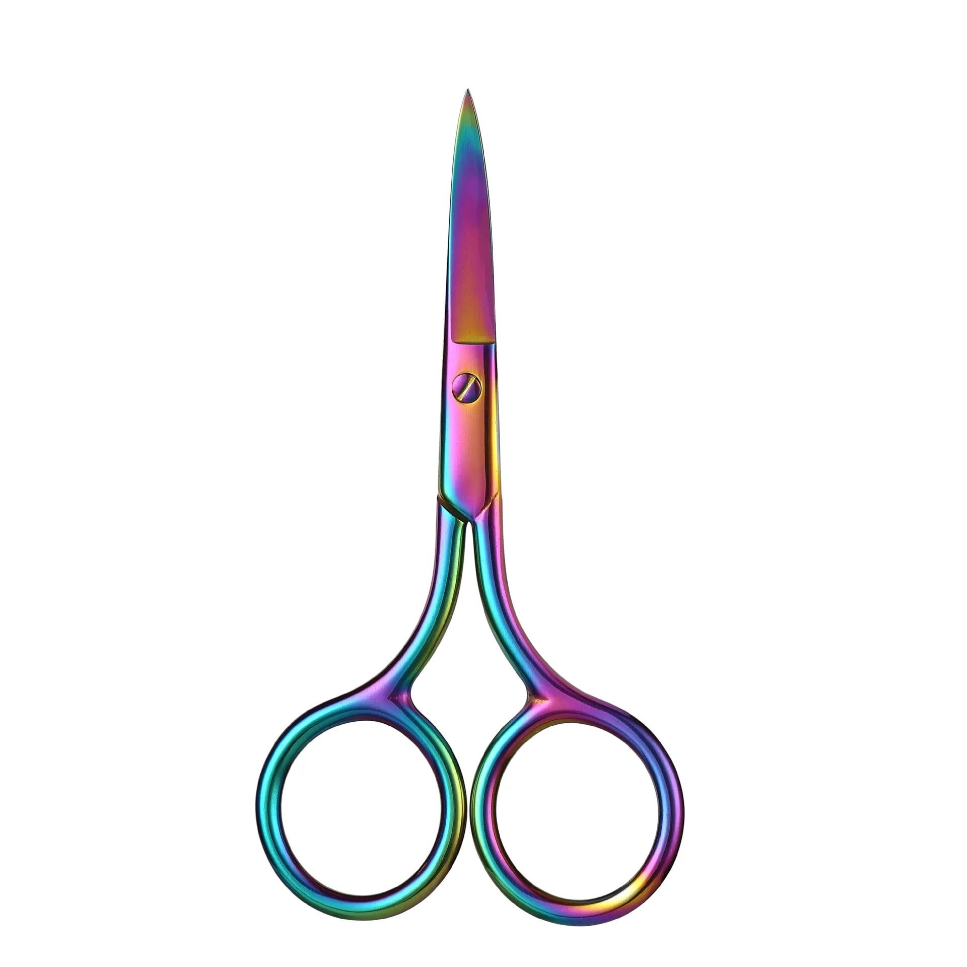 1pc European-style Makeup Scissors 9CM Compact Stainless Steel Small Professional Eyebrow Nose Hair Cut Manicure Nail Tools