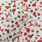 10/50Pcs Santa Claus And Christmas Gift Patterns, Santa Claus, Christmas Gifts,  Handmade Packaging Paper, Holiday Decoration