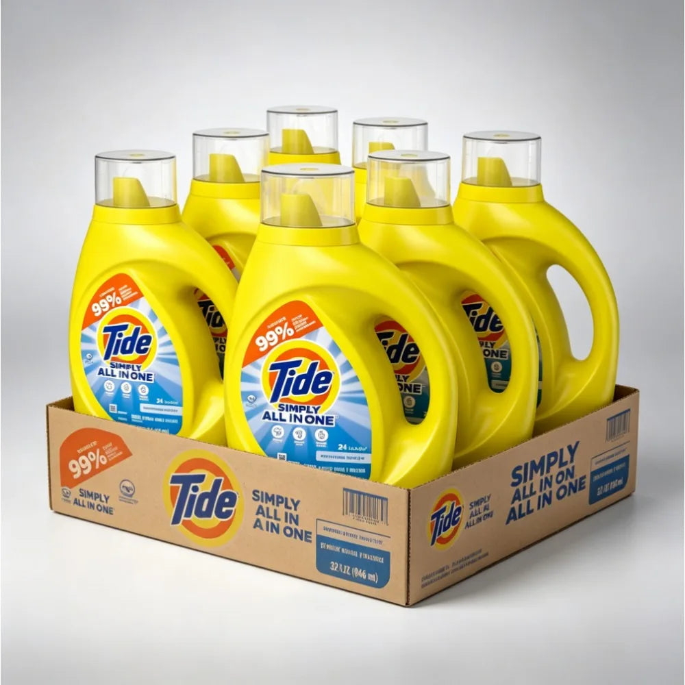 Limited-Time Special Price! Liquid Laundry Detergent, Refreshing Breeze, Bulk Large Capacity Family Size