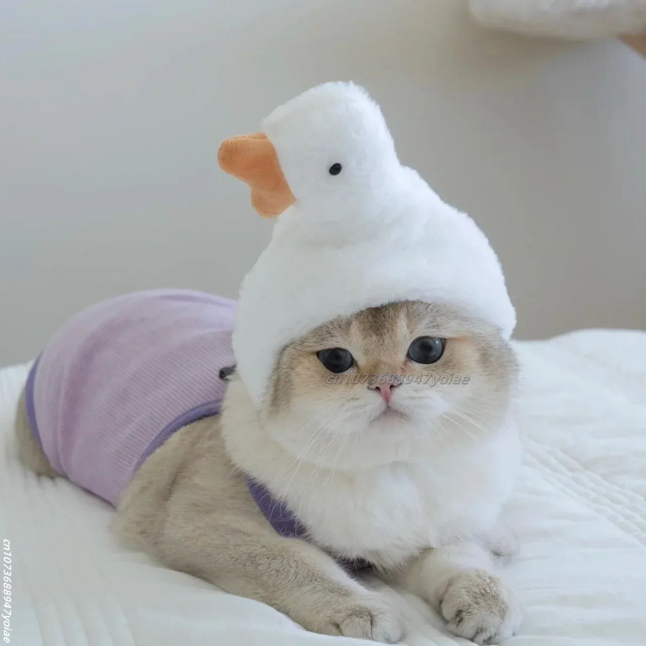 Cute animals Hooded Pet Cat Dog Accessories Cosplay Cat Hat Winter Lovely New Year Puppy Headgear Soft Velvet Pets Supplies