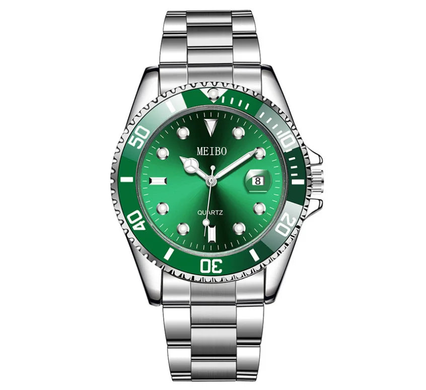 New Fashion Famous Man Luxury Calendar Quartz Watch Men Stainless Steel Casual Watches Reloj Hombre Male Wristwatches Gift Clock