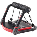 2-in-1 Ab Machine with Resistance Bands, 4 Intensities Rebound Assist,Core Training Fitness Equipment for Home Full Body Workout