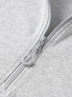 SIMWOOD 2026 Spring New Regular Fit 230gsm Breathable Sorona Fabric Long Sleeve T-shirts Men Half-zip Basic Tops