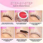 5/15g Cream Lash Remover for Eyelash Extension Low Irritation Eyelash Glue Remover Lash Tech Supplies for Professional Salon