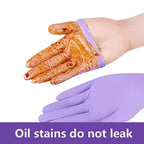 Disposable Nitrile Cleaning Gloves Latex-Free Thicken Extended Cuff Food Glove Cleaning Dishwashing Medical Exam Glove Purple