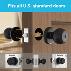 Viladepot Smart Lock Fingerprint Door Lock App Control Passcode Unlock Electronic Touchscreen Keypad Indoor