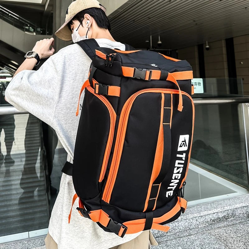 Patchwork Sport Gym Bag Womens Fitness Travel Backpacks Large Waterproof Shoe Pack for Man Sports Camping Basketball Laptop Bags
