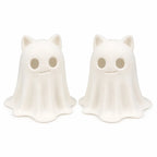 Cute Middle Finger Ghost Statue, Small Halloween Decor for Home, Centerpiece for Coffee Table, Adorable Horror Figure