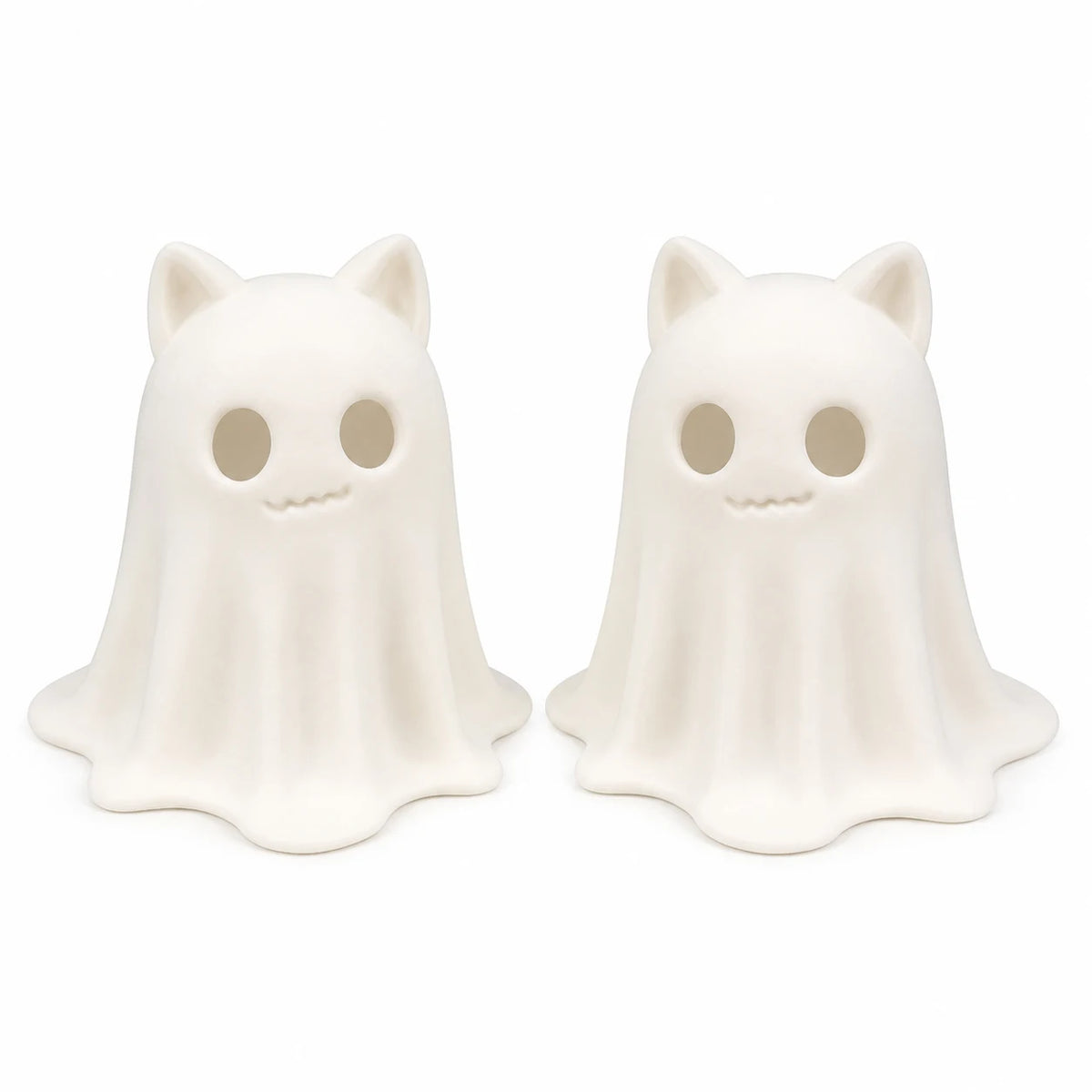Cute Middle Finger Ghost Statue, Small Halloween Decor for Home, Centerpiece for Coffee Table, Adorable Horror Figure
