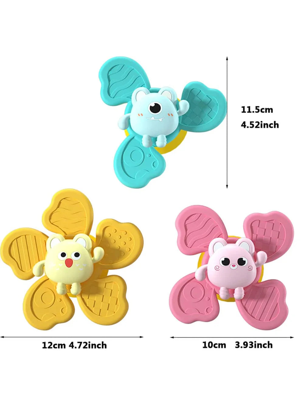 Baby Sucker Spinning Toys Children Bath Montessori Education Rotating 3 Years Bathroom Toys for Toddler Infant Toys for Baby