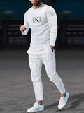 2026 Summer New Fashionable Men's Football Sportswear T-shirt Pants Set Casual Short Sleeve Set Jogging Fitness Clothing