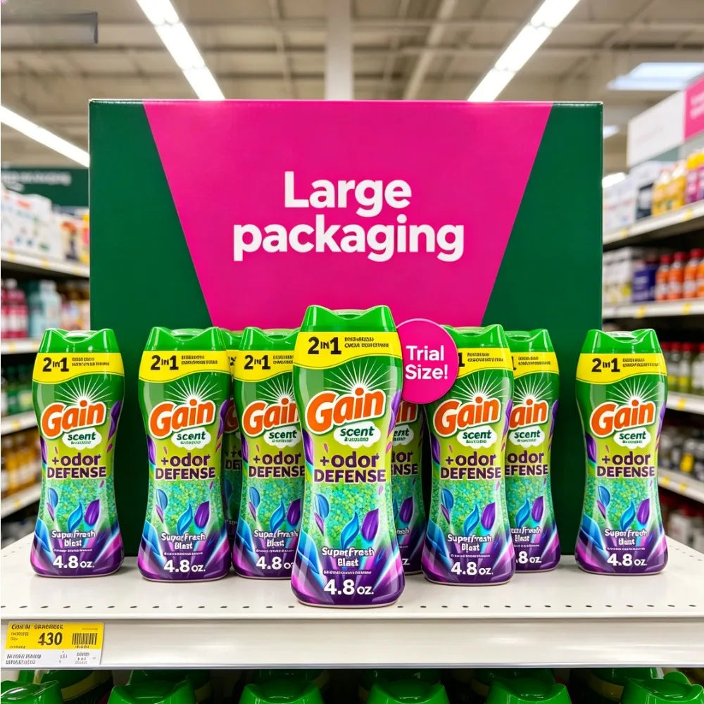 Festive Mega Pack | Extra Savings for the Holidays | Laundry Scent Beads, Odor Defense 2-in-1 In-Wash Scent Booster, Super Fresh Blast Scent