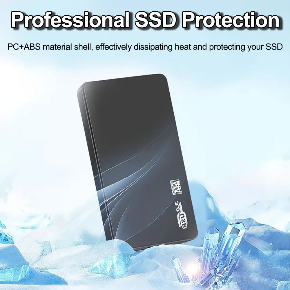 USB 3.0 HDD Enclosure 2.5 inch SATA SSD Hard Drive Case 5Gbps Transfer Speed Mobile External Housing Hard Disk Boxs For Laptop