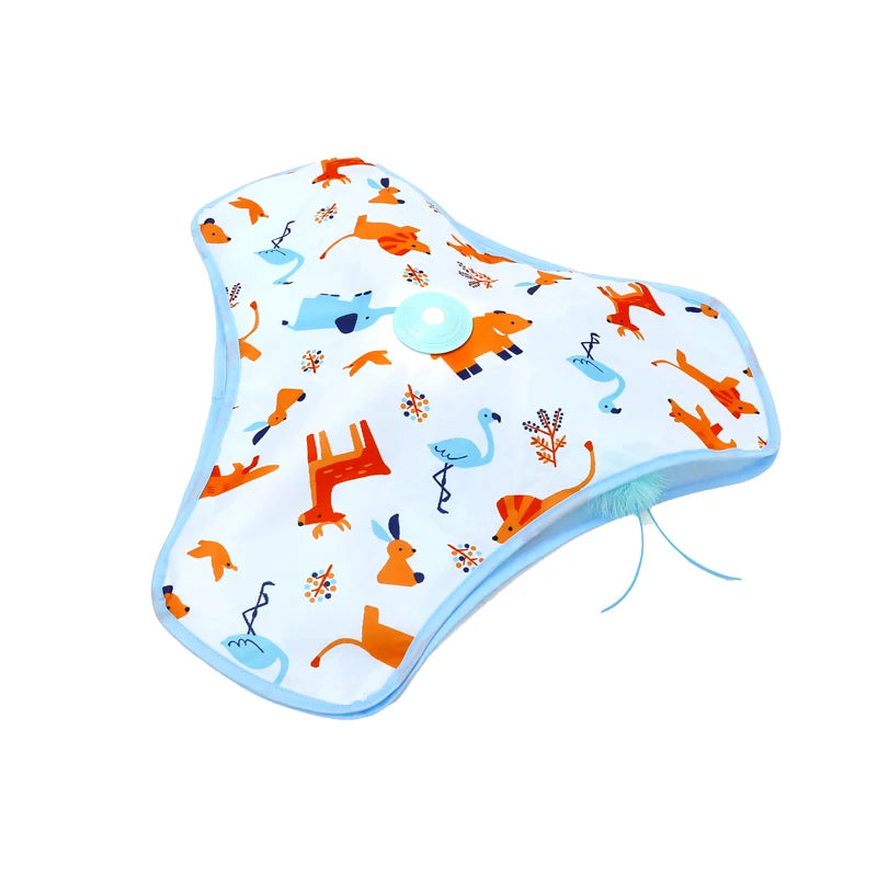 Interactive Cat Toys for Indoor Cats Motion Activate with Mat Rechargeable Cat Hunting Toy Hide and Seek Toy