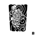Snake Dark Semi-permanent Juice Herbal Tattoo Sticker Full Arm Gear Death Flower Leg Waterproof Fake Tatto Lasting Art Men Women