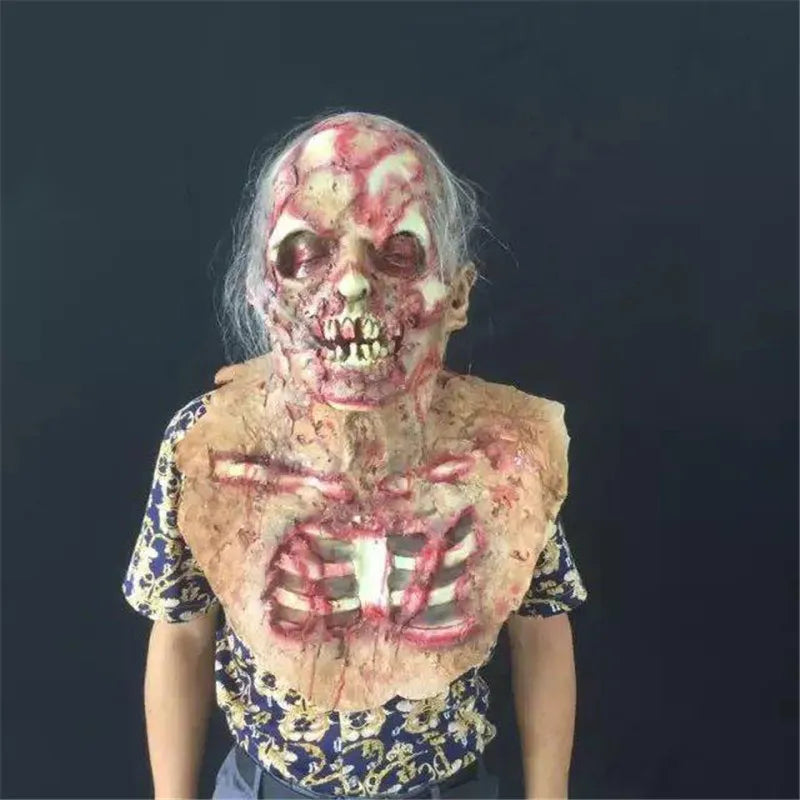 Halloween Horror Mask Zombie Masks Party Cosplay Bloody Disgusting Rot Face Scary Masque Masquerade Mascara Terror Masker Latex