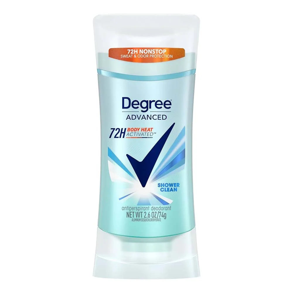 Degree 72H Shower Clean Deodorant 2.6oz