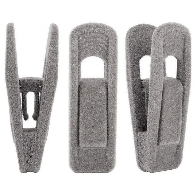 Velvet Hanger Clips, Strong Non-Slip Finger Clips for Pants, Skirts, Ties & Accessories - Perfect for Slim Velvet Hangers