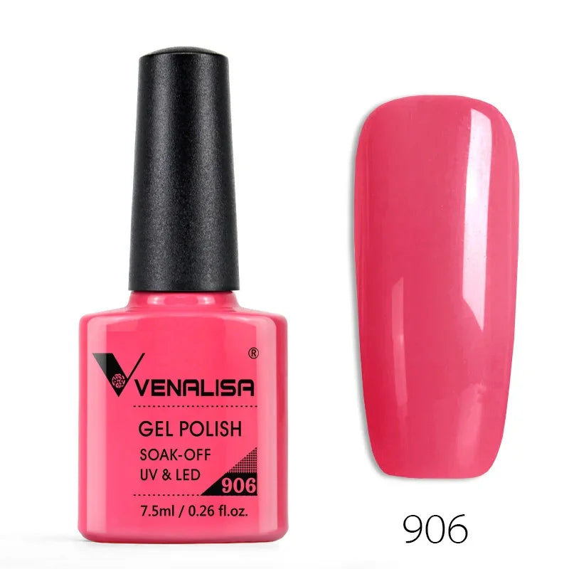 Venalisa Neon Gel Polish Varnishes Hybrid Nails For Manicure 7.5ml Semi Permanent Soak off Enamel Gel Polish UV Nail Gel Polish