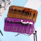 Professional 24Pcs Beauty Brush Set Includes All Makeup Brushes with Organizer Bag for Personal and Travel UseHot