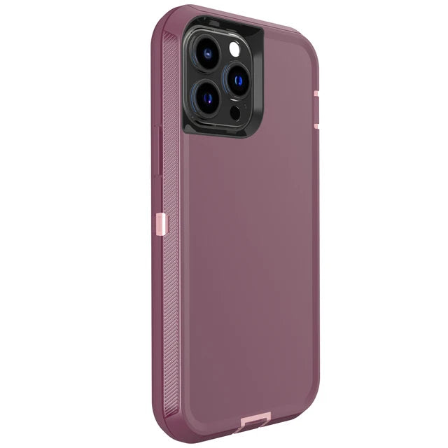 3 IN 1 Heavy Duty Armor Shockproof Dust-Proof Case For iPhone 15 14 13 12 11 16Pro MAX  MINI XSMAX XR X XS SE 6 7 8 PLUS Cover